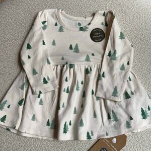 Finn + Emma Organic Christmas‎ dress NWT size 3-6 mo